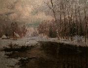 Maurice Galbraith Cullen First Snow oil painting